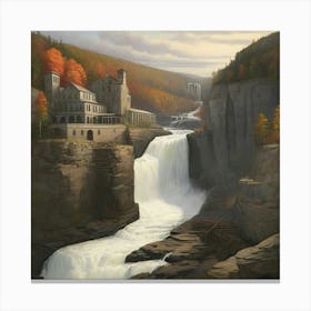 Ny Waterfall Canvas Print