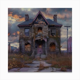 Abandoned House Canvas Print