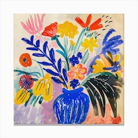 Floral Painting Matisse Style 6 Canvas Print