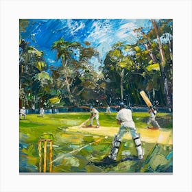 Cricket On The Green 1 Canvas Print