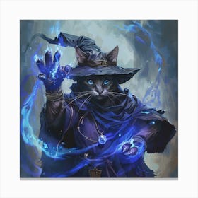 Wizard Cat 2 Canvas Print