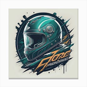 Ford Racing Helmet Canvas Print