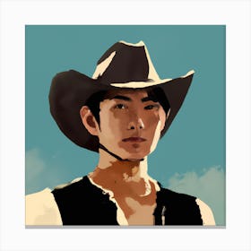 Western Cowboy Canvas Print
