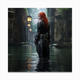 Red Hairedisexploring Canvas Print