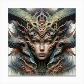 Demon Head 3 Canvas Print