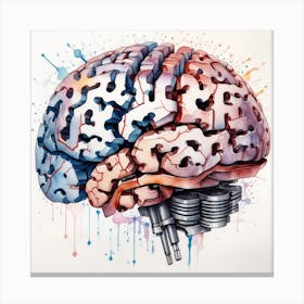 Brain Painting 6 Canvas Print