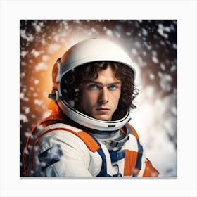 Astronaut In Space 12 Canvas Print