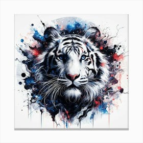 White Tiger 7 Canvas Print