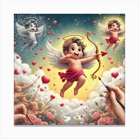 Cupids Canvas Print
