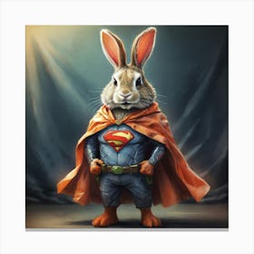 Super Bunny 1 Canvas Print