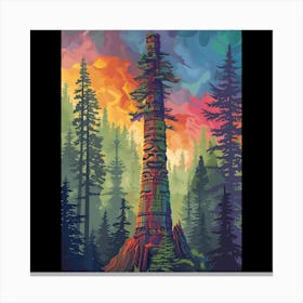 Tibetan Tree Canvas Print