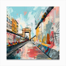 Berlin Street Art Canvas Print