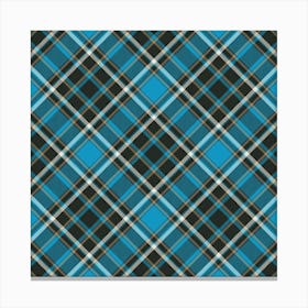 Tartan Scotland Seamless Plaid Pattern Vintage Check Color Square Geometric Texture 1 Canvas Print