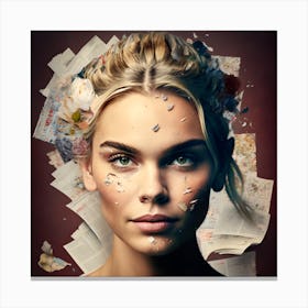 Cover Of The New York Times Canvas Print
