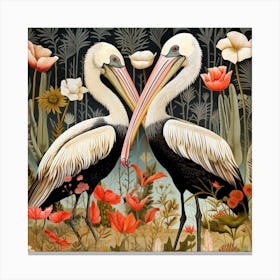 Bird In Nature Pelican 3 Canvas Print