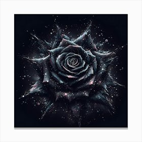 Black Rose 4 Canvas Print