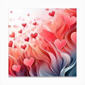 Valentine'S Day Background 1 Canvas Print