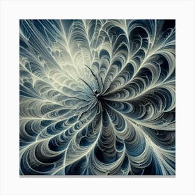 Abstract Flower Canvas Print