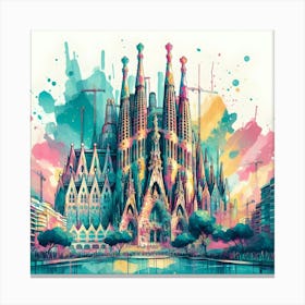 Sagrada Familia Barcelona 5 Canvas Print