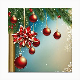 Christmas Ornaments 106 Canvas Print