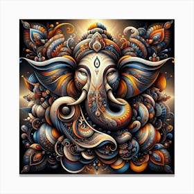 "Divine Whorls: Ganesha" encapsulates the essence of transcendental beauty and wisdom. This artwork weaves the revered form of Ganesha with an ethereal tapestry of colors and patterns, reflecting the deity's role as the remover of obstacles and the patron of arts and sciences. Perfect for contemplative spaces or as an enriching addition to your art collection, this piece stands as a testament to spiritual depth and the vibrancy of cosmic design. Embrace the harmonious presence of "Divine Whorls: Ganesha" in your environment, and let its presence enhance the tranquility and creative spirit of your surroundings. Canvas Print