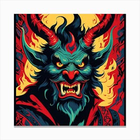 Demon 5 Canvas Print