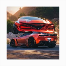 Chevrolet Corvette 5 Canvas Print