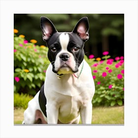 Boston Terrier 64 Canvas Print