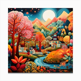 Autumn Forest 1 Canvas Print