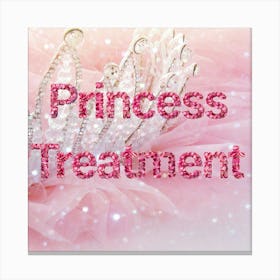 Princess frame Canvas Print