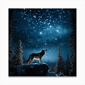 Howling Wolf 7 Canvas Print