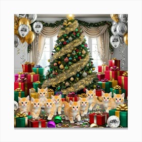 Leonardo Phoenix 09 A Lavishly Decorated Christmas Tree Adorne 2 Canvas Print