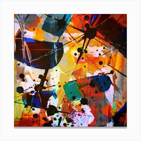 Colorful Abstract Art Canvas Print