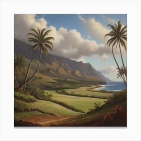 Hawaiian Landscape 1 Canvas Print