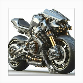 Motorcycle Design Canvas Print