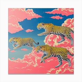 Leopards In The Sky 2 Canvas Print