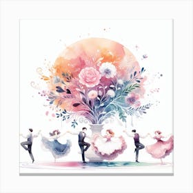 Variety dance Canvas Print