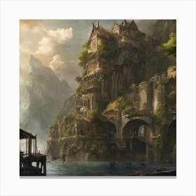 Fantasy City 59 Canvas Print