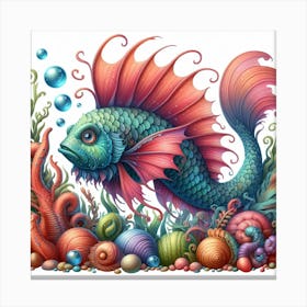 Fantastic fish 1 Canvas Print