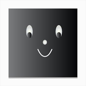 Happy Face Illustration Canvas Print