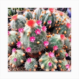 Cactus Flower 1 Canvas Print