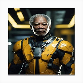 Morgan Freeman Canvas Print