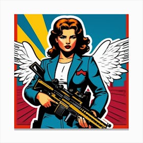 War angel 10 Canvas Print