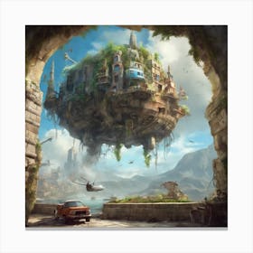 City In The Sky 1 Canvas Print