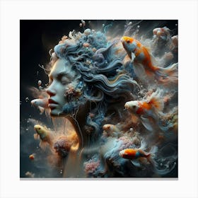 Koi Fish 12 Canvas Print