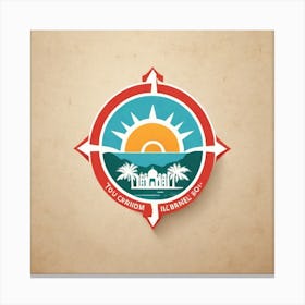 Logo For A Resort Canvas Print