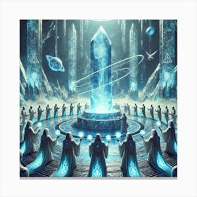 Sacred Rituals Cult Of Hydromancy Canvas Print