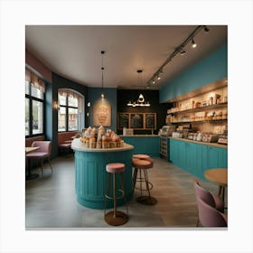 Default Create Unique Design Of Ice Cream Store 3 Canvas Print