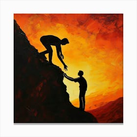 'Helping Hands' Canvas Print