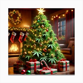 High Times for Christmas Canvas Print